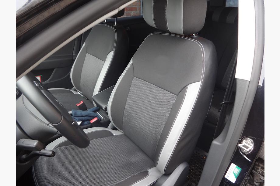 Volkswagen Passat B7 2012-2015 гг. Авточехлы (Эко-кожа↗Ткань, Premium) Фото 11