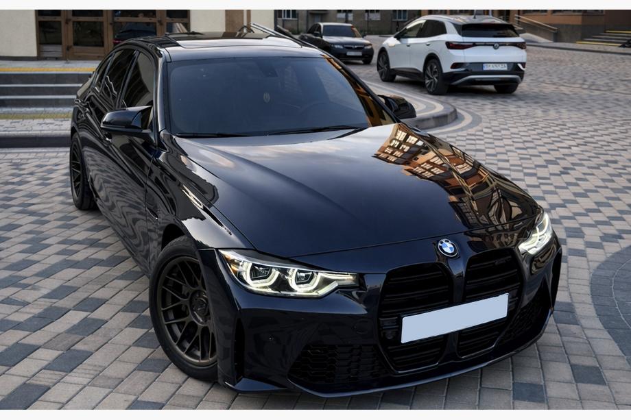 BMW 3 серия F30/F31 2012-2019 гг. Передний бампер стиль M3 G80 Фото 2