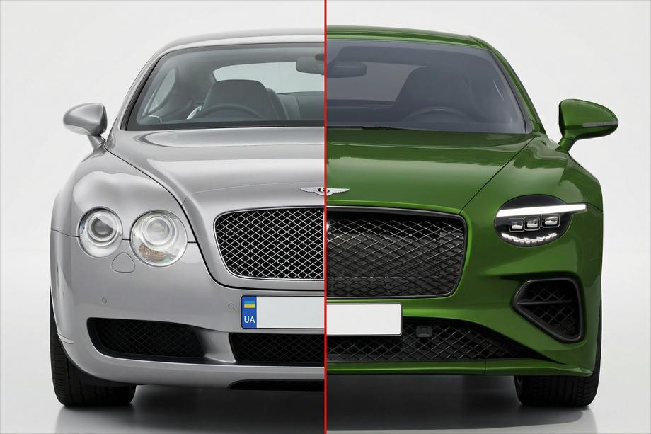 Bentley Continental GT 2003–2011 гг. Комплект рестайлинга в стиле 2025-Look Image