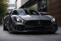 Mercedes AMG GT C190/R190 2014-2022 гг. Передняя решетка радиатора GT Panamericana Black (2018+) фото 1