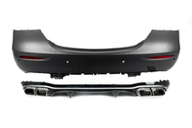 Mercedes E-сlass W213 2016-2023 гг. Задний бампер AMG E63 в сборе (для 2020-2024) фото 1