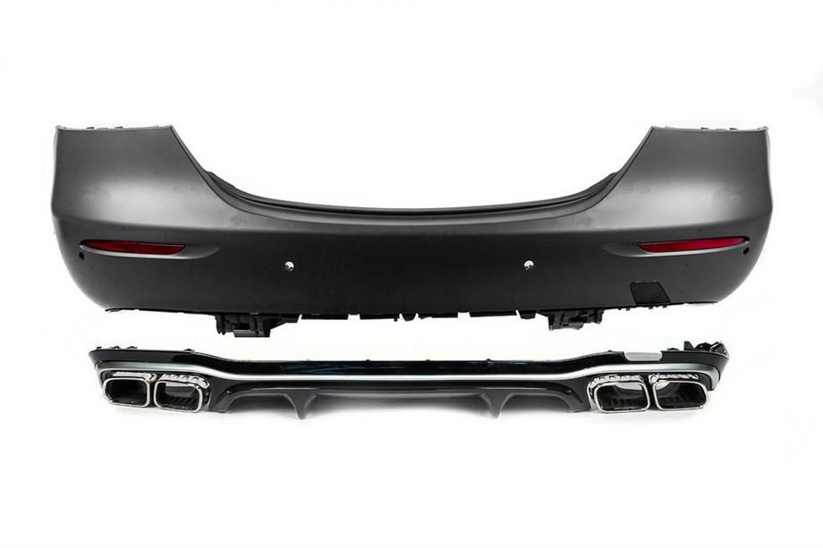 Mercedes E-сlass W213 2016-2023 гг. Задний бампер AMG E63 в сборе (для 2020-2024) Image