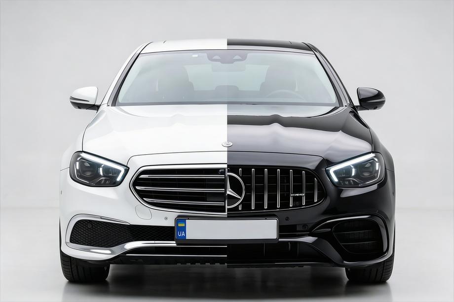 Mercedes E-сlass W213 2016-2023 гг. Комплект обвеса AMG E63 с задним бампером (для 2020-2024) Image