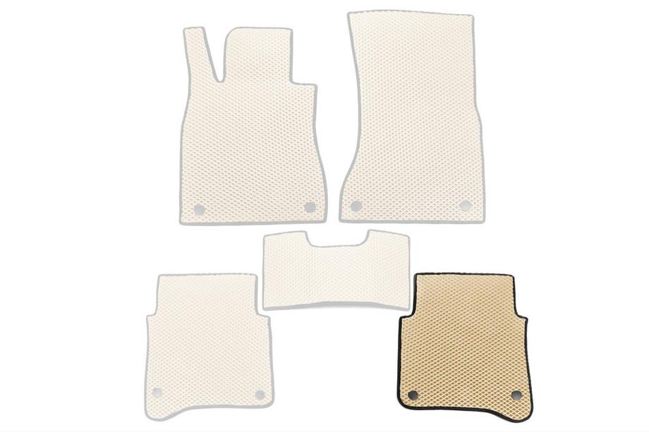 Mercedes S-сlass W223 2020- гг. Коврик EVA задний пассажирский правый (Бежевый) Image