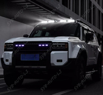 Toyota Land Cruiser Prado 250 2023- гг. Козырек лобового стекла с LED (Белый) фото 2