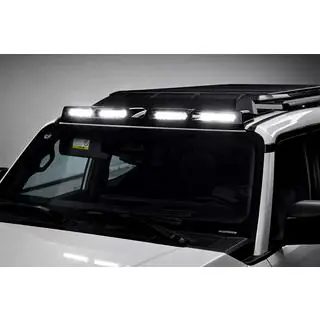 Козырек лобового стекла с LED (Белый) фото 1