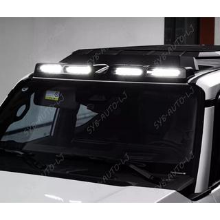 Козырек лобового стекла с LED (Белый) фото 1