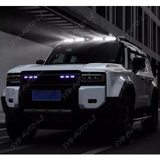 Козырек лобового стекла с LED (Белый) фото 2