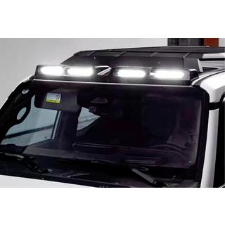 Козырек лобового стекла с LED (Черный) фото 1