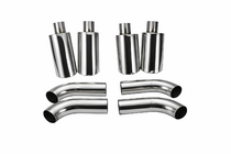 Mercedes G сlass W463 1990-2018 гг. Насадки на глушитель AMG G65/G63 V2 (2 шт.) фото 1