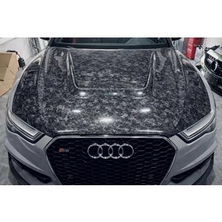 Капот (2014-2017, кованый карбон) Audi A6 C7 2011-2017 гг.