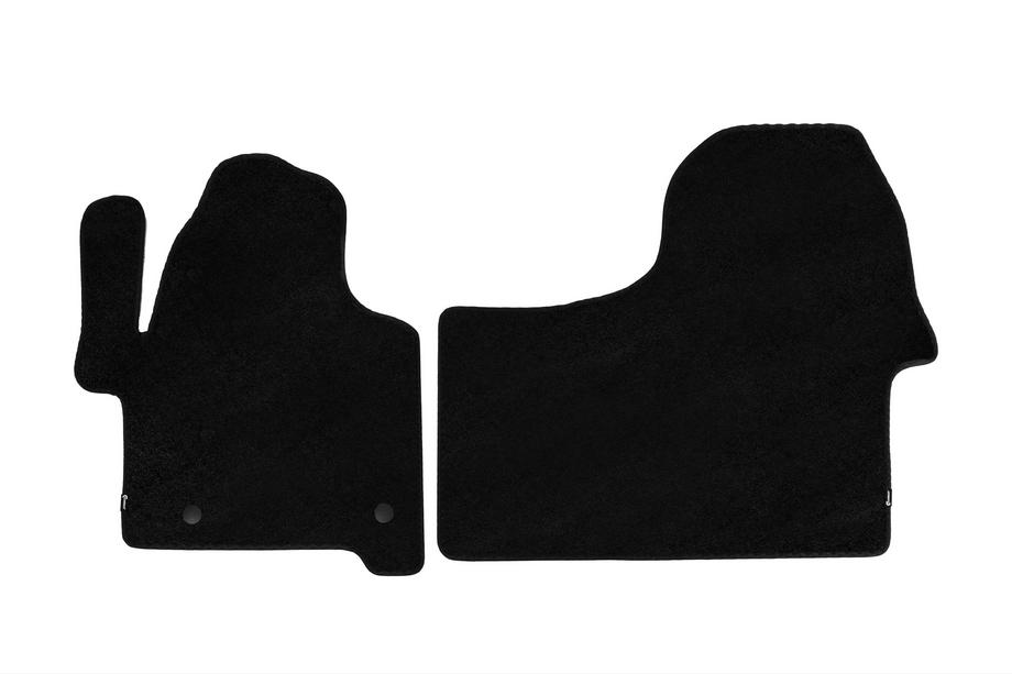 Mercedes Sprinter W907/W910 2018- гг. Текстильные коврики Premium V2 (черные) Image