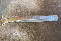 Nissan X-trail T33/Rogue 2022- гг. Уценка Накладка на задний бампер Carmos (Для e-Power, нерж., матовая) фото 3