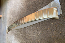 Nissan X-trail T33/Rogue 2022- гг. Уценка Накладка на задний бампер Carmos (Для e-Power, нерж., матовая) фото 4