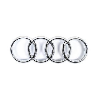 Передняя эмблема Audi хром (285 x 100 мм) фото 1