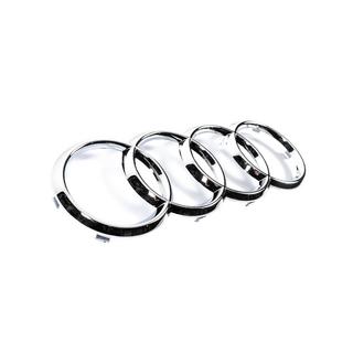 Передняя эмблема Audi хром (285 x 100 мм) фото 3