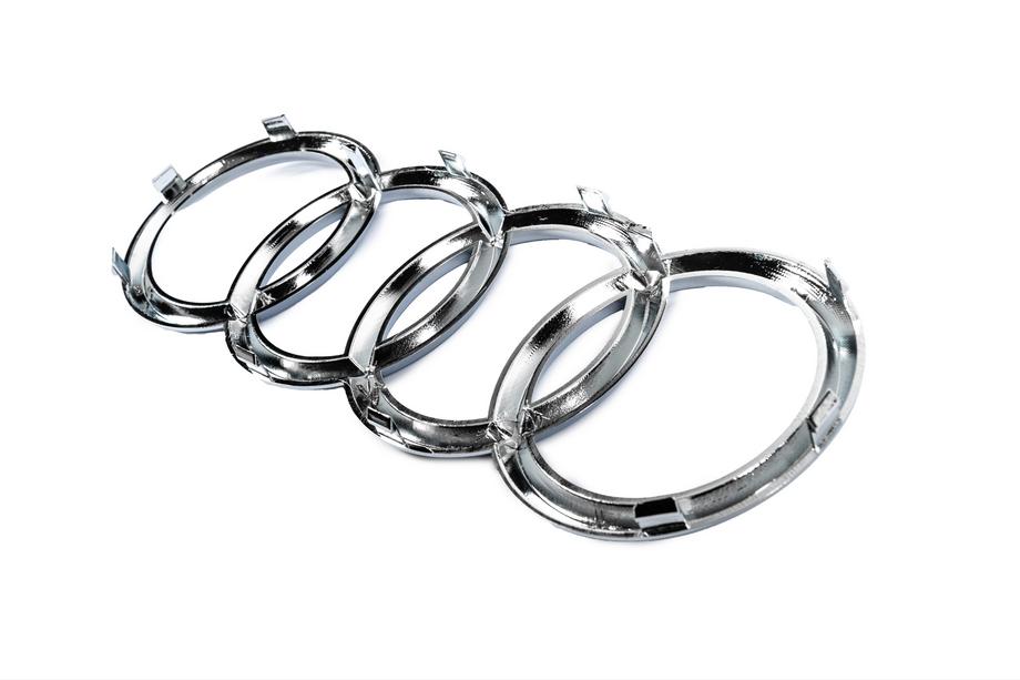 Audi Передняя эмблема Audi хром (285 x 100 мм) Фото 5