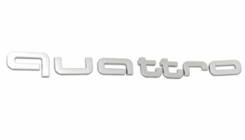 Audi Эмблема-надпись Quattro Grey фото 1