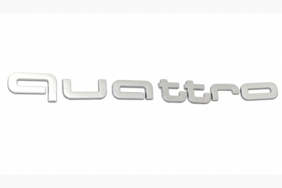Audi Эмблема-надпись Quattro Grey Image