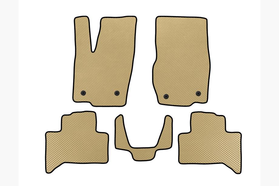 Toyota Land Cruiser Prado 250 2023- гг. Коврики EVA (Бежевые) Image