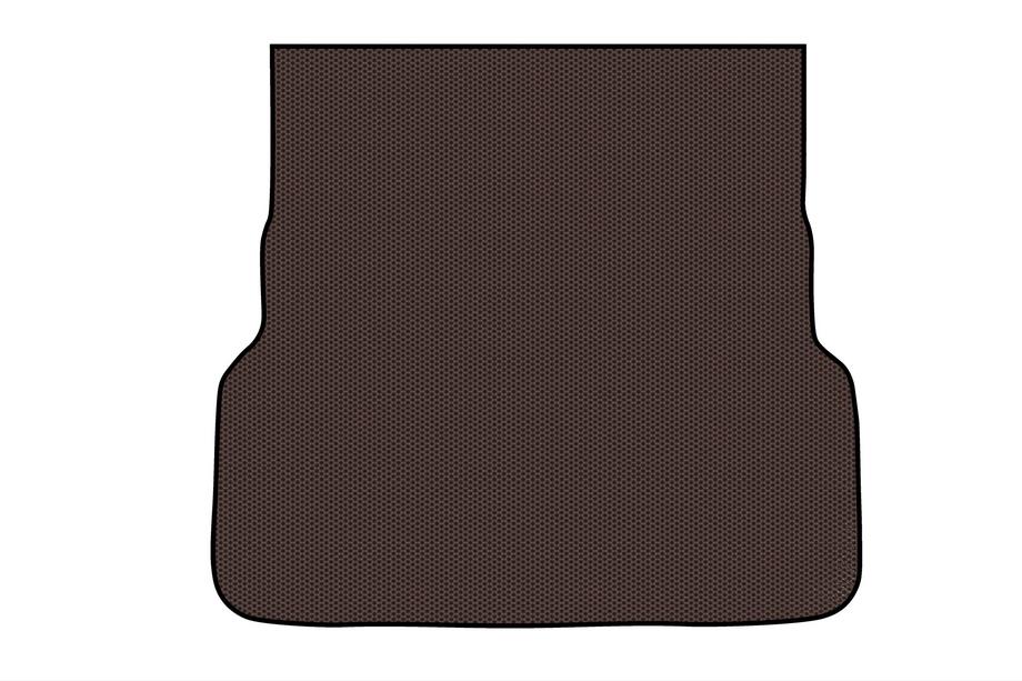 Toyota Land Cruiser Prado 250 2023- гг. Резиновый коврик в багажник Carsuit (5 мест, Коричневый) Image