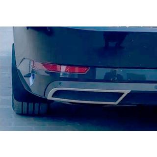 Накладки на кромку заднего бампера Carmos (2 шт., нерж. сталь) фото 2