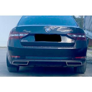 Накладки на кромку заднего бампера Carmos (2 шт., нерж. сталь) фото 3