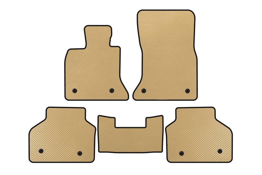 BMW 5 серия F07 2009–2017 гг. Коврики EVA (Бежевые) Image