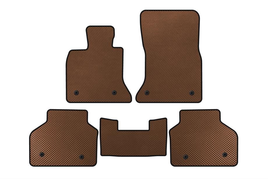 BMW 5 серия F07 2009–2017 гг. Коврики EVA (Коричневые) Image