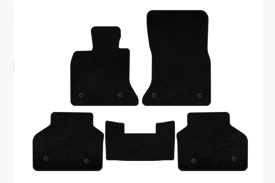 BMW 5 серия F07 2009–2017 гг. Текстильные коврики Premium (Черный) Image