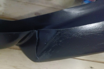 Skoda Octavia III A7 2013-2019 гг. Уценка Передняя лип-накладка DPT V-1 (2017-2019, под покраску) фото 2