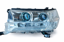 Toyota Land Cruiser 200 2007-2021 гг. Передние фары 2016+ (Standard, б/у) фото 3