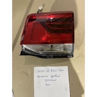 Уценка Задний правый внутренний фонарь 2016-2021 (стандарт OEM) (на крышку багажника) (трещина) Toyota Land Cruiser 200 2007-2021 гг. фото 2