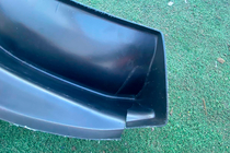 Mercedes Sprinter W907/W910 2018- гг. Уценка Передний Лип-спойлер DPT (Черный Глянец) фото 3