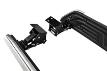 Toyota Land Cruiser 200 2007-2021 гг. Боковые электрические пороги (2016+, 2 шт., алюминий) фото 8