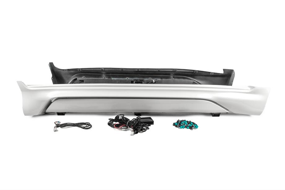 Toyota Land Cruiser 200 2007-2021 гг. Боковые электрические пороги (2016+, 2 шт., алюминий) Image