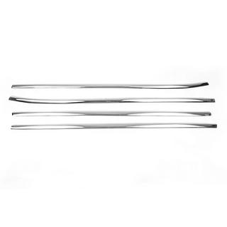 Нижние молдинги окон нержавейка (4 шт) Hyundai Tucson TL 2016-2021 гг. фото 2