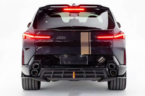 BMW XM G09 2022- гг. Диффузор заднего бампера AE (Карбон) фото 3