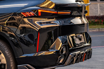 BMW XM G09 2022- гг. Диффузор заднего бампера AE (Карбон) фото 11