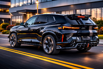 BMW XM G09 2022- гг. Диффузор заднего бампера AE (Карбон) фото 12