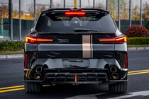 BMW XM G09 2022- гг. Диффузор заднего бампера AE (Карбон) фото 13