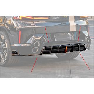 Диффузор заднего бампера AE (Карбон) фото 4