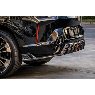 Диффузор заднего бампера AE (Карбон) фото 2