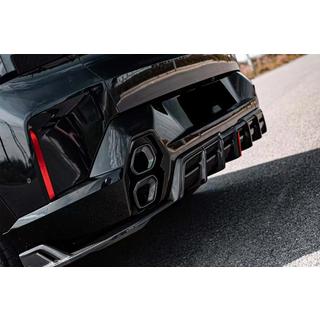 Диффузор заднего бампера AE (Карбон) фото 1