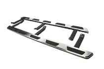 Audi Q7 2005-2015 гг. Боковые пороги OEM (без креплений, 2 шт., алюминий) фото 6