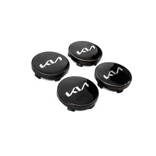 Колпачки в диски 60/56 мм (Чёрные с хромом, 4 шт.) фото 3