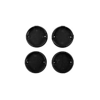 Заглушки в диски 60/58 мм (Черные с хромом, 4 шт.) фото 4