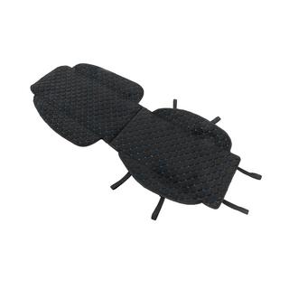 Накидка на сиденье (1 шт., чёрная с синей строчкой) фото 2