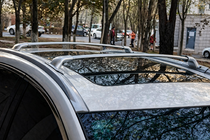 Nissan Murano 2014- гг. Багажник (поперечины) на рейлинги OEM (2014-2018, 2 шт.) фото 1