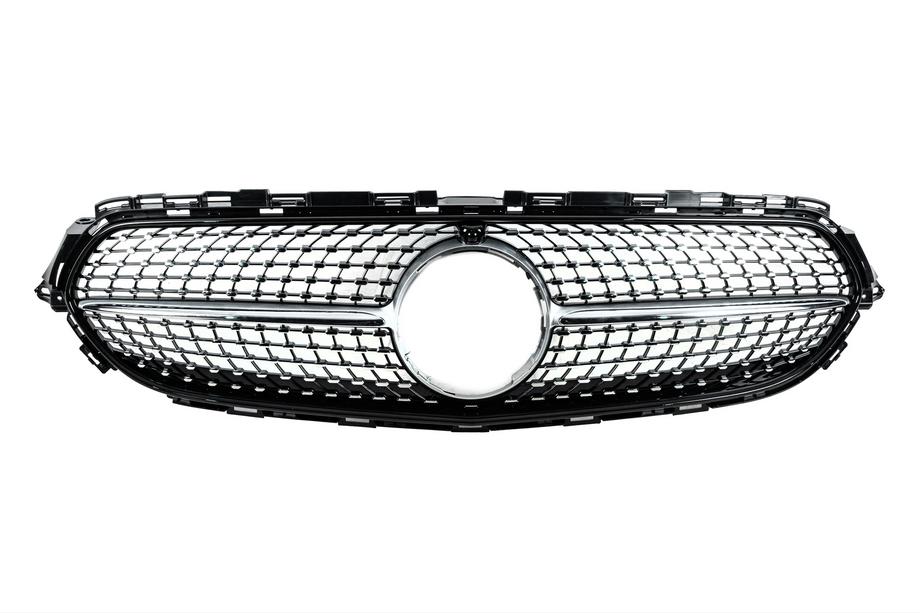 Mercedes E-сlass W213 2016-2023 гг. Передняя решётка Diamond Silver (для Base, 2020-2023) Image